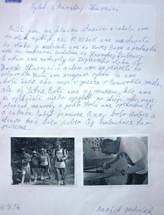 Boli sme aj v múzeu, kde sme si vyskúšali niečo vyrobiť na stroji ako napr.: obrázok, menovky a pod. Mali sme opekačku 2x a zábavu.