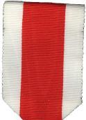 Popis Insignii tvoří oboustranná kruhová medaile o průměru 32 mm, v reversu je ztvárněn sv. Jiří bojující s drakem a v aversu Lilie v trojlístku s heslem Buď připraven.