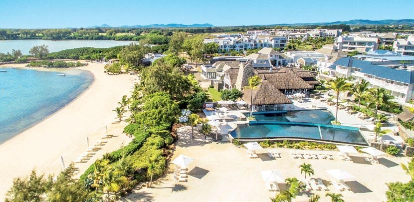 MAURICIUS Radisson Blu Azuri Resort & Spa ****/* Resort otevřený v roce 2016 leží na severovýchodním pobřeží ostrova. Před resortem je bílá menší pláž.