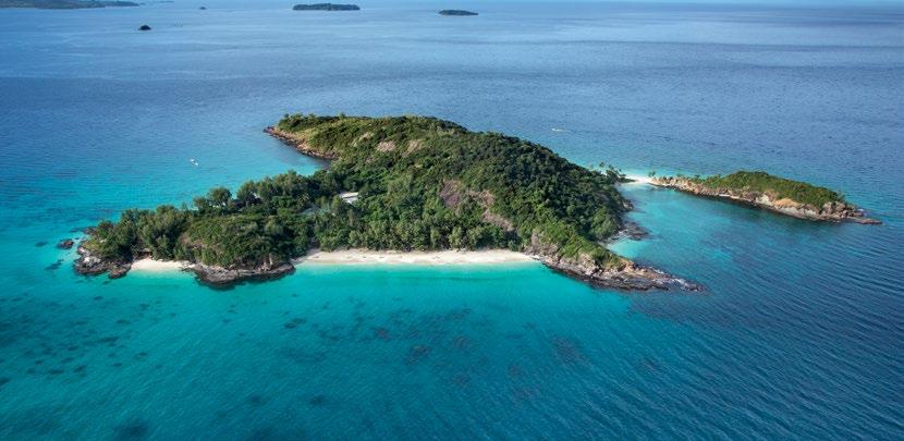 MADAGASKAR Constance Tsarabanjina ***** Constance Tsarabanjina leží na vlastním mini ostrůvku s čistými plážemi u ostrova Nosy Be.