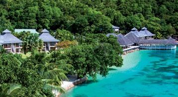 Seychely Le Domaine de La Reserve ****/* Resort Le Domaine de La Reserve se nachází v národním mořském parku Curieuse v severovýchodní části ostrova Praslin.