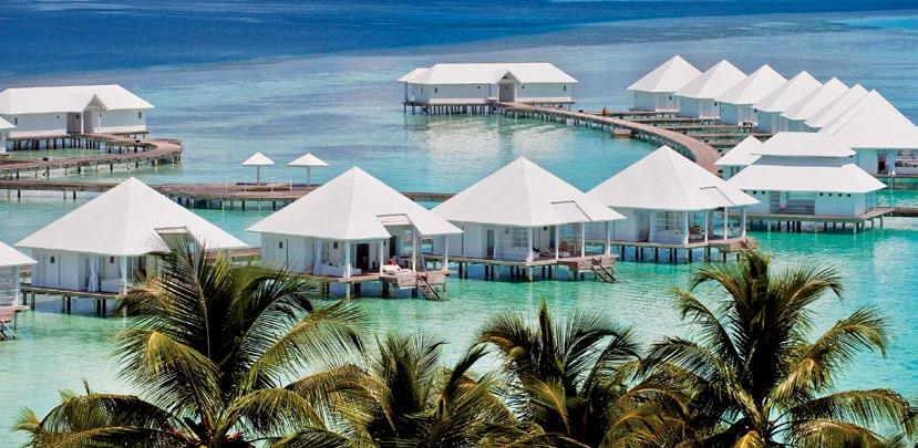 Maledivy Diamonds Athuruga ****/* Příjemný resort Diamonds Athuruga se nachází přibližně dvacet minut letecky od Mahé na malém ostrůvku uprostřed Ari atolu.