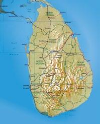 SRÍ LANKA SRÍ LANKA Ostrov ve tvaru kapky zavěšené pod Indií, to je Srí Lanka či Šrí Lanka chcete-li (dříve také známá jako Cejlon). Je omývaná vodami Indického oceánu a má rozlohu přes 65 tis.