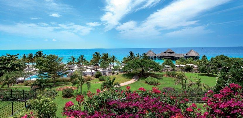 ZANZIBAR Diamonds La Gemma dell Est ****/* Okouzlující resort Diamonds La Gemma dell Est leží na severozápadním výběžku ostrova Zanzibar u široké pláže s jemným bílým pískem.