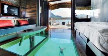 Narazíte tu nejen na písečné žraloky, ale i na želvy či další tvory žijící v mělkých vyhřátých vodách. Resort je obklopen bílými písečnými plážemi a tyrkysově modrou lagunou.