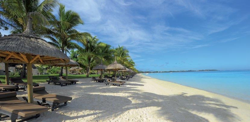 MAURICIUS Trou Aux Biches Beachcomber ***** Pruh bílé písečné pláže, tyrkysová laguna s křišťálově průzračnou vodou a 35 hektarů tropické zahrady, to je zlomek nadčasového kouzla mauricijského Trou