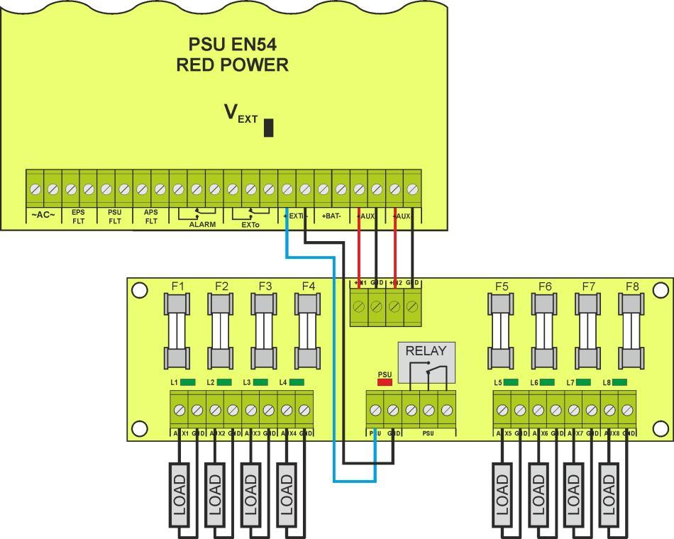 Připojení externích zařízení ke vstupu EXT IN je znázorněno na následujích schématech. Pro spouštění mohou být na externích zařízeních použity výstupy OC (otevřený kolektor) nebo relé kontakty. Obr.