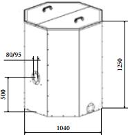 VÝŠKA S1233 S1234 KOMPAKTNÉ NÁDRŽE NA PELETY 6 L 9 L 200 mm 300 mm BEZ DPH 187,0 204,17 S DPH 22 24