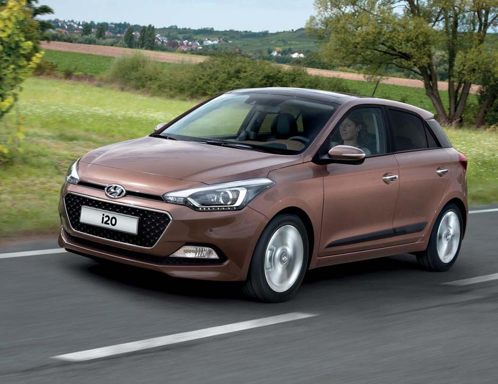 Hyundai i20 Nejdospělejší hatchback Dospělý vůz mířící do vyšší kategorie Mimořádně prostorný interiér s kvalitním zpracováním a skvělým odhlučněním