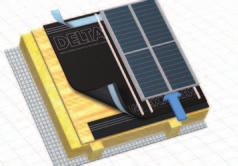 DELTA - Strešný program 6 DELTA -EXXTREM Poistná hydroizolácia pre solárne a fotovoltaické panely integrované v krytine.