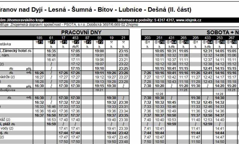 INTEGROVANÉ NOVINKY... aktuální informace z veřejné dopravy v Jihomoravském kraji a městě Brně... PROVOZ BĚHEM LETNÍCH PRÁZDNIN Vážení cestující, v pracovních dnech od 2. července do 31.