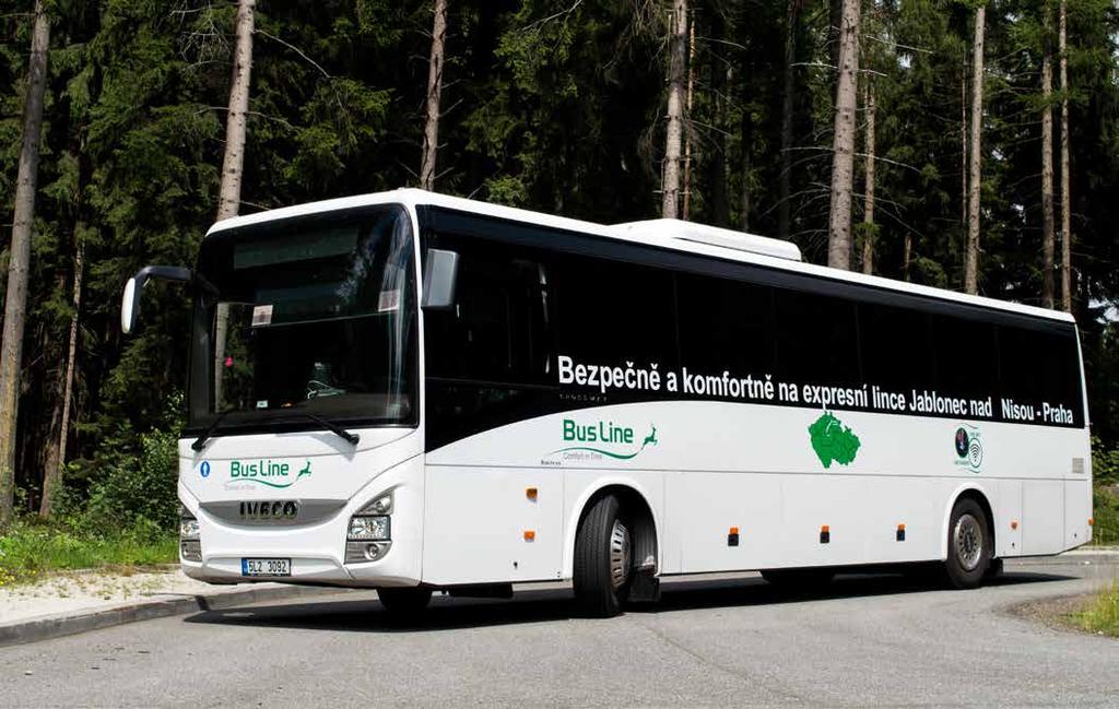 BUSLINE V REGIONECH Provozované linky Liberecký kraj Ústecký kraj Královéhradecký kraj Středočeský kraj Mezinárodní linky Česká Kamenice Labská