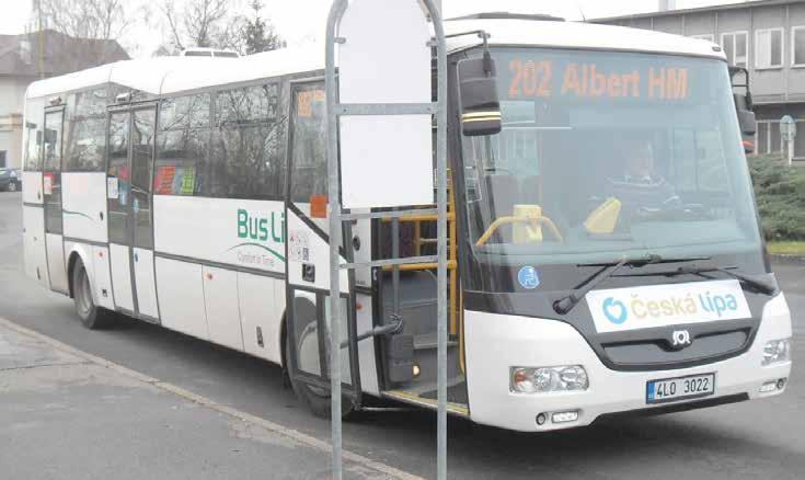 BUSLINE V REGIONECH MHD Liberec Od 1. 1. 2011 se