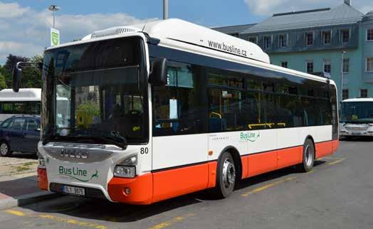 stlačený plyn CNG, a to v rámci pravidelné i městské