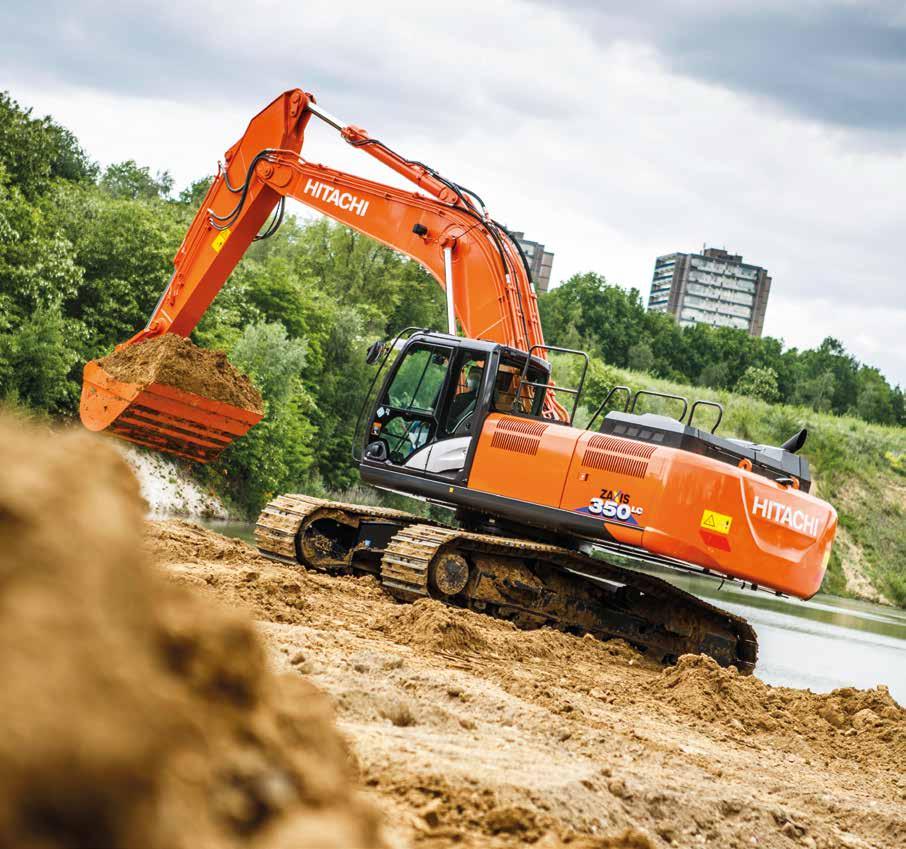 Řada ZAXIS-6 HYDRAULICKÉ RYPADLO Označení modelu : ZX350LC-6 / ZX350LCN-6 Jmenovitý výkon motoru :