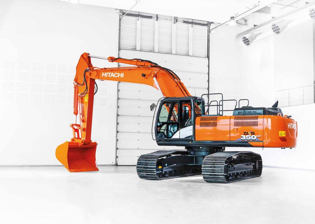 ŽÁDEJTE DOKONALOST Model Hitachi ZX350LC-6 byl vyvinut za pomoci špičkové technologie v Japonsku, v největší světové továrně na rypadla.