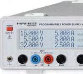 LABORATORNÍ ZDROJE ROHDE&SCHWARZ řada HMPx0x0 Laboratorní zdroje s výkonem 188W a 384W Zbytkové zvlnění < 150 μv