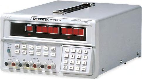 PROGRAMOVATELNÝ ZDROJ GOOD WILL PPT-3615 0 36 V / 3 A Programovatelné nastavení napětí 0 18 V x2, 0 6 V x1 Programovatelné nastavení proudu 0 1,5 A x2, 0 3 A x1 Snadné operace pomocí tlačítek UP /