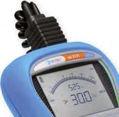 Hz) a frekvence (do 500 Hz) Přednastavené limity pro vyhodnocení vyhověl/nevyhověl (MI 3121) Možnost nastavení limitů pro vyhodnocení vyhověl/nevyhověl (MI 3121H) Bateriový provoz (vestavěný dobíječ