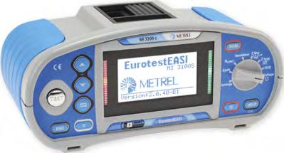 MULTITESTERY NN INSTALACÍ METREL MI 3100 SE Eurotest EASI MI 3100 S Eurotest EASI Kompaktní multifunkční přístroje pro měření dle IEC/EN 61557 Měření izolačních odporů napětím 50 ~ 1000 V