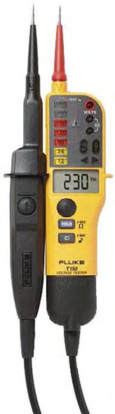 ZKOUŠEČKA NAPĚTÍ A KONTINUITY FLUKE T90, T110, T130, T150 FLUKE T90 FLUKE T150 Technické specifikace: T90 T110 T130 T150 Displej 10 LED 12 LED 3 1/2 dig.