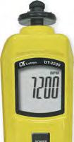 Velký rozsah měření: 0,5 20000RPM (kontakt.); 5 100000RPM (bezkont.