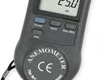 měření: m/s, stopa/min, km/h, uzel, míle/h, C, F, hpa, mm Hg, in Hg, %RH Napájení: 4 x 1,5 V baterie AAA, odběr cca 5,2 ma Rozměry a hmotnost: 190 x 40 x 32 mm, hmotnost 182 g včetně baterií; Φ