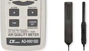 CO 2-190 x 38 x 28 mm; O 2-150 x 38 x 38 mm; CO - 150 x 38 x 38 mm; RH - 197 mm Volitelné příslušenství: USB kabel USB-01, RS232 kabel UPCB-02, software SW-U801-WIN Měřená veličina Rozlišení Rozsah