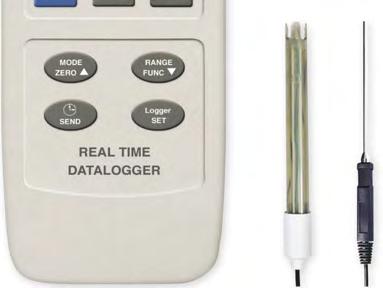 koncentraci O 2. Součástí přístroje je datalogger pro 16 000 naměřených hodnot.