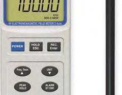 (5% + 3 dig) 2000 μt (20000 mg) 1 μt (10 mg) ± (10% + 5 dig) MĚŘIČ RF ELEKTROMAGNETICKÉHO POLE LUTRON EMF-839 100 KHz až 3 GHz Měřič VF elektromagnetického pole ve 3 osách (tříosé