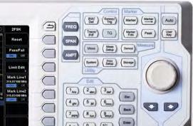 ) Bohaté volitelné příslušenství 8 širokoúhlý displej (rozlišení 800 x 480px) Rozhraní LAN, USB Host, USB Device, GPIB (opt.