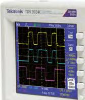 DIGITÁLNÍ OSCILOSKOPY TEKTRONIX řada TDS 2000C 50MHz/70MHz/100MHz/200MHz Řada dvou a čtyřkanálových osciloskopů s šířkou pásma až 200 MHz Barevný aktivní TFT QVGA LCD displej s úhlopříčkou 144 mm