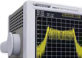 SPEKTRÁLNÍ ANALYZÁTORY ROHDE&SCHWARZ řada HMS-X 1,6GHz, 3GHz Šířka pásma 100 khz ~ 1,6 GHz / 3 GHz (*1) Tracking generátor (opt.