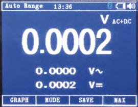 Proud AC+DC (<1kHz) 500 μa 10 A 0,01 μa 1 ma 1 % + 25 dig. Napětí AC (5kHz~100kHz) 50 mv 50 V 0,001 mv 1 mv 5 % + 40 dig. Frekvence 50 Hz 10 MHz 0,001 Hz 1 khz 0,01 % + 10 dig.