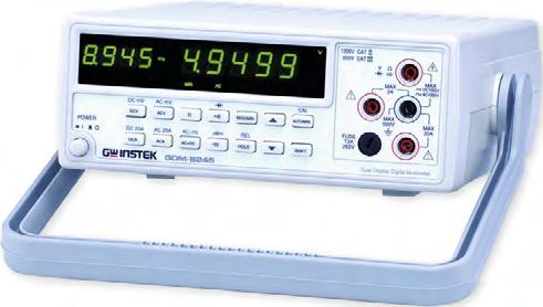 Měření AC TRUE RMS nebo AC + DC TRUE RMS Rozhraní USB Device, USB Host (opt. GPIB) Měřicí rozsah Základní přesnost DC napětí (vstupní odpor 10M) 500mV, 5V, 50V, 500V, 1000V ±(0,02% MH + 4 dig.