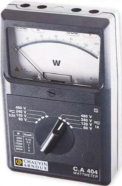 ANALOGOVÝ WATTMETR C.