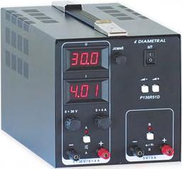 LABORATORNÍ ZDROJ DIAMETRAL P130R51D, P230R51D 0~30V/0~4A (2 x 0~30V/0~4A); 5V/3A Transformátorové laboratorní zdroje s max.