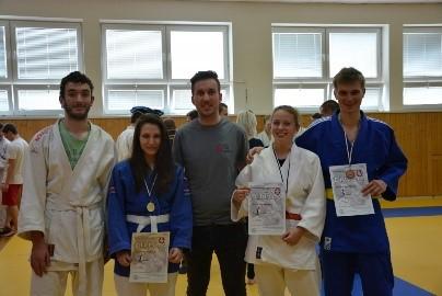Helena Paulová - Florbal vedoucí trenér Jiří Steklý - Kick box vedoucí Ing.