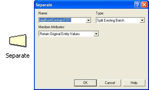 2.3.6 Separate Je druhá část k modulu Batch.