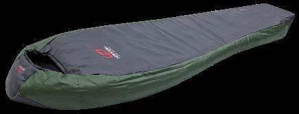 195 L/P 2 Navy blue/dark grey 195 L/P 3 sezonní spací pytel k použití v chladném období od podzimu do jara, výplň silikonizovaným dutým vláknem Izotherm, dvouvrstvá konstrukce s prošitím, anatomický