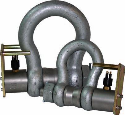 Shackle Pin Tenzometr oko TEX / IEEx Ex ia II T6 Ex td 20 T85 High strenght marine shackle pin ZÁKLDNÍ LSTNOSTI 6,5 t 500 t IP66 robustní, odolná konstrukce oko i čep z nerezové oceli vhodný pro