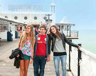 Brighton Na školu do Brightonu jsem chtěl hlavně proto, že je tam spousta pláží, zábavný program a taky