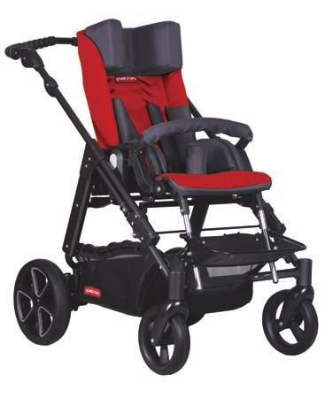 DĚTSKÉ KOČÁRKY A VOZÍKY PIPER Comfort PIC34PYYY Rehabilitační kočárek typu buggy, určený pro transport dětí se speciálními potřebami. Plně a kompaktně složitelný podvozek.