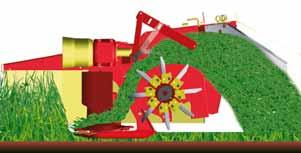 Optimalizovaná oblast protiostří s nejlepším oddělením půdy od pokosu s možností demontáže.