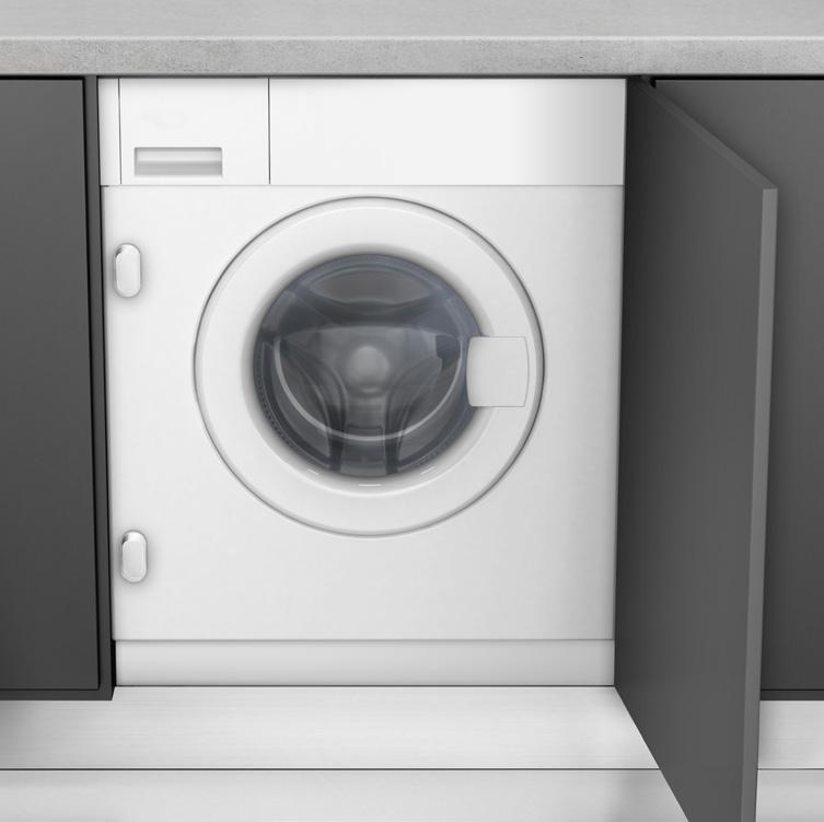 POPIS PRÁČKY V závislosti od modelu 1 2 3 4 5 6 7 1. Pracovná plocha (pre voľne stojace modely) / Horný kryt (pre zabudovateľné modely) 2. Násypka na prací prostriedok 3. Ovládací panel 4.