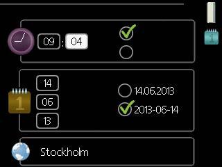 2 Hodnoty, které se mají změnit smart control úsporný normální extra V nabídce s volbami je aktuálně vybraná volba označena zeleným zaškrtnutím. Chcete-li vybrat jinou volbu: 1. Označte platnou volbu.