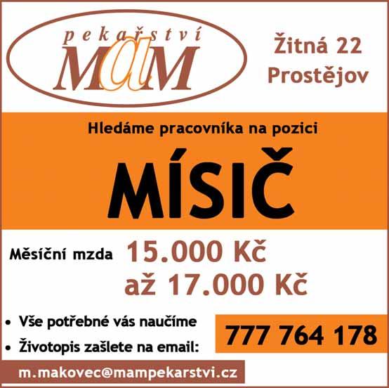: 777 099 406 17070720764 17070720761 HLEDÁTE PRÁCI?