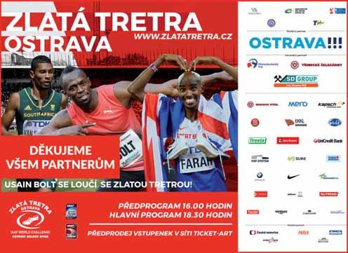 Nabídl nejen vítězné loučení fenomenálního sprintera Usaina Bolta, který zaběhl na 100 m čas 10,06 s a ani při svém devátém startu nenašel přemožitele, ale také světový rekord na trati 300 metrů v