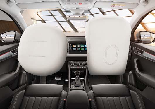 airbag spolujazdca je v prístrojovom paneli.