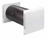 inštalovanie do kuchyne / kúpeľne - na nepretržitú prevádzku ventilátor ZSR 100 do
